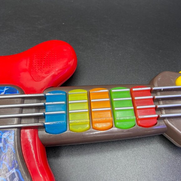 Hasbro Sesame Street Elmo Let's Rock Guitar Interactive Toy Guitar Kids WORKS - Picture 7 of 13